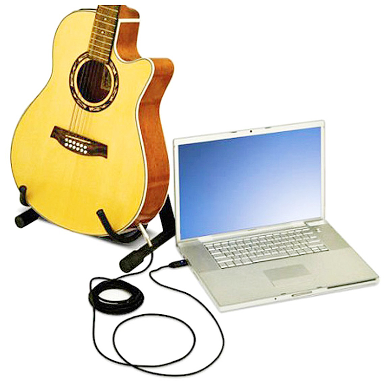 3M Guitar Bass to USB Link Audio Cable Adapter for PC/MAC Recording