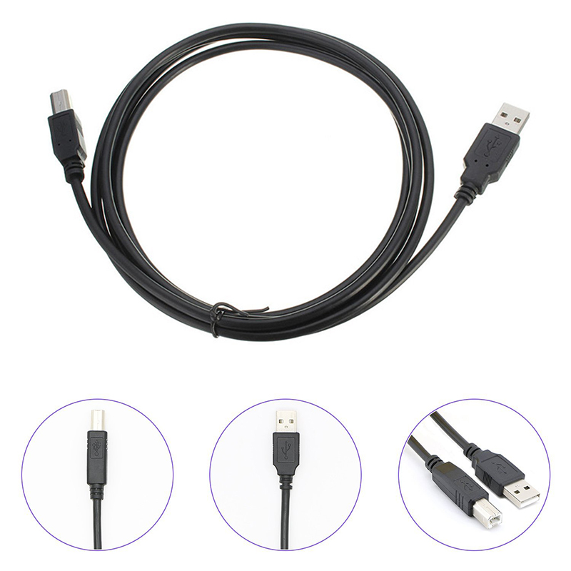 High Speed USB 2.0 A Male to B Male AM/BM Printer Extension Cable - 3M