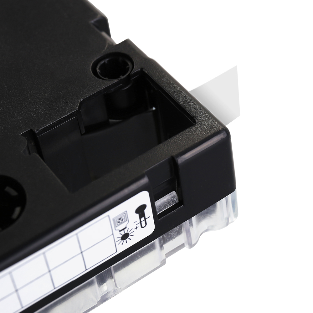 Label Tapes Compatible for Kingjim Epson Printer 9MM - Black on White
