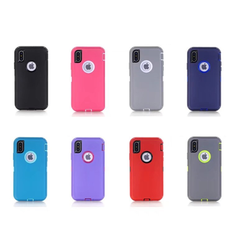 Heavy Duty Armor Case Dustproof ShockProof Phone Cover for iPhone X/XS