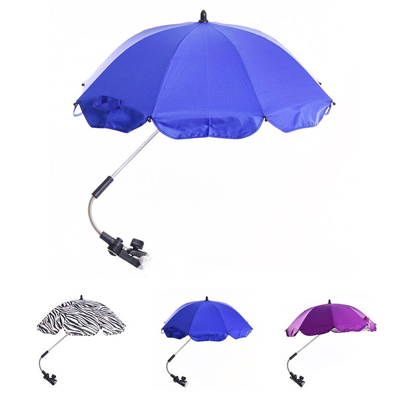Universal Baby Stroller Parasol UV Ray Shade Sun Protection Umbrella - Royal Blue