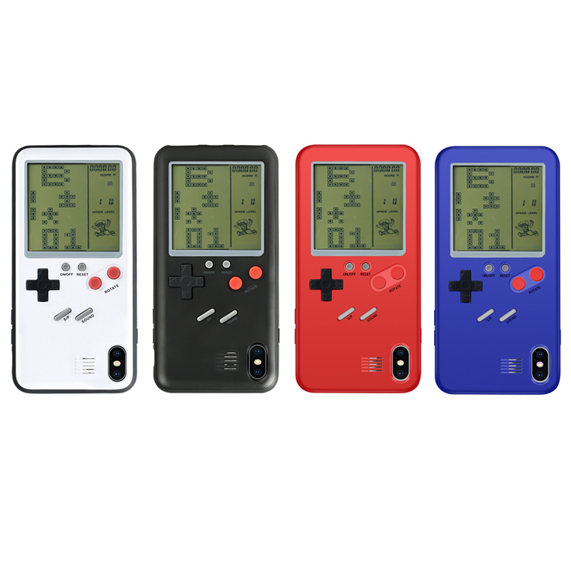 Gameboy Phone Case Nintendo Tetris Player Cover Case for iPhone X/XS