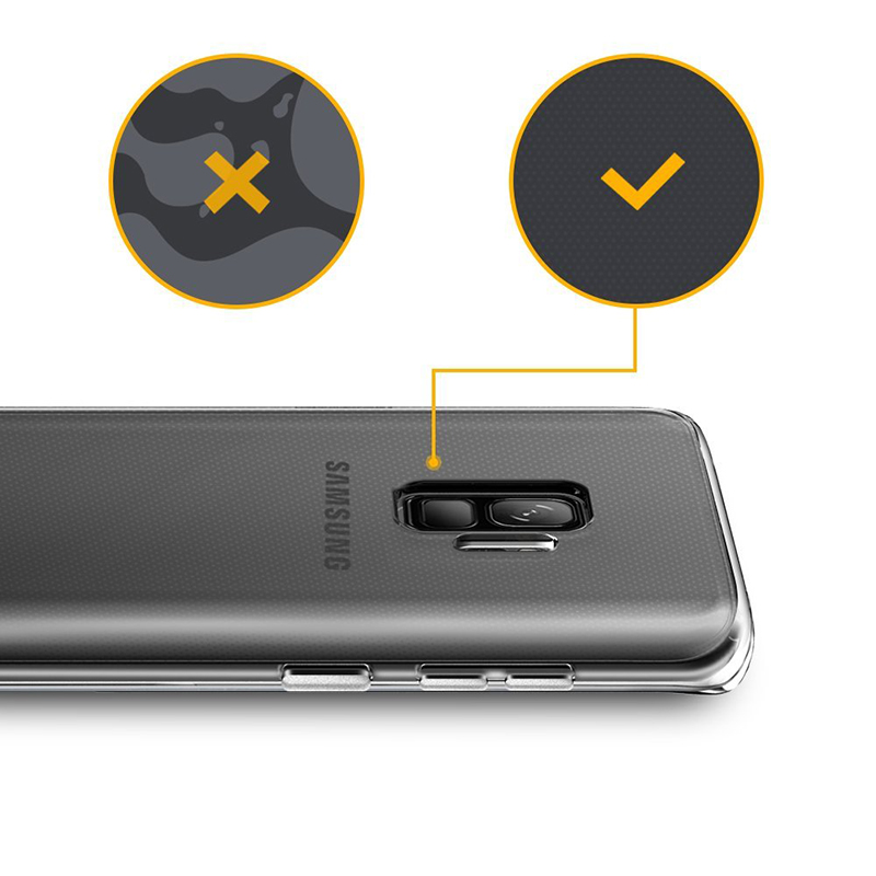 Samsung Galaxy S9 Crystal Clear Phone Cover Soft Gel TPU Bumper Case