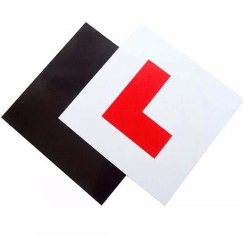 L Plate Magnetic Exterio Car Learner Secure Safe Driving Vehicle Sticker