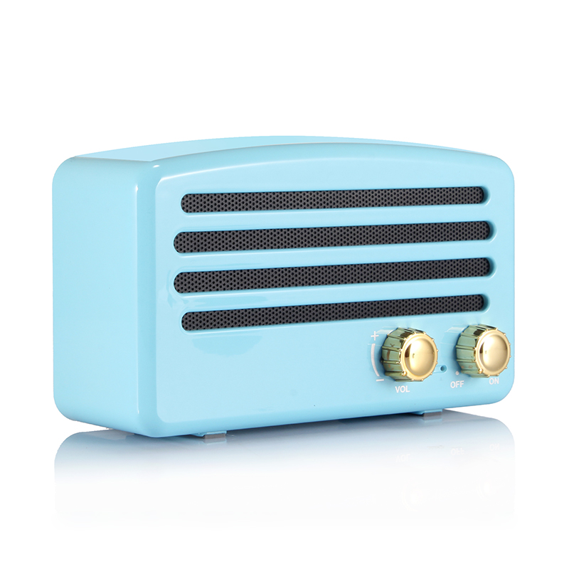 Retro Mini Radio Bluetooth Speaker Wireless FM Radio TF Card Audio Speaker