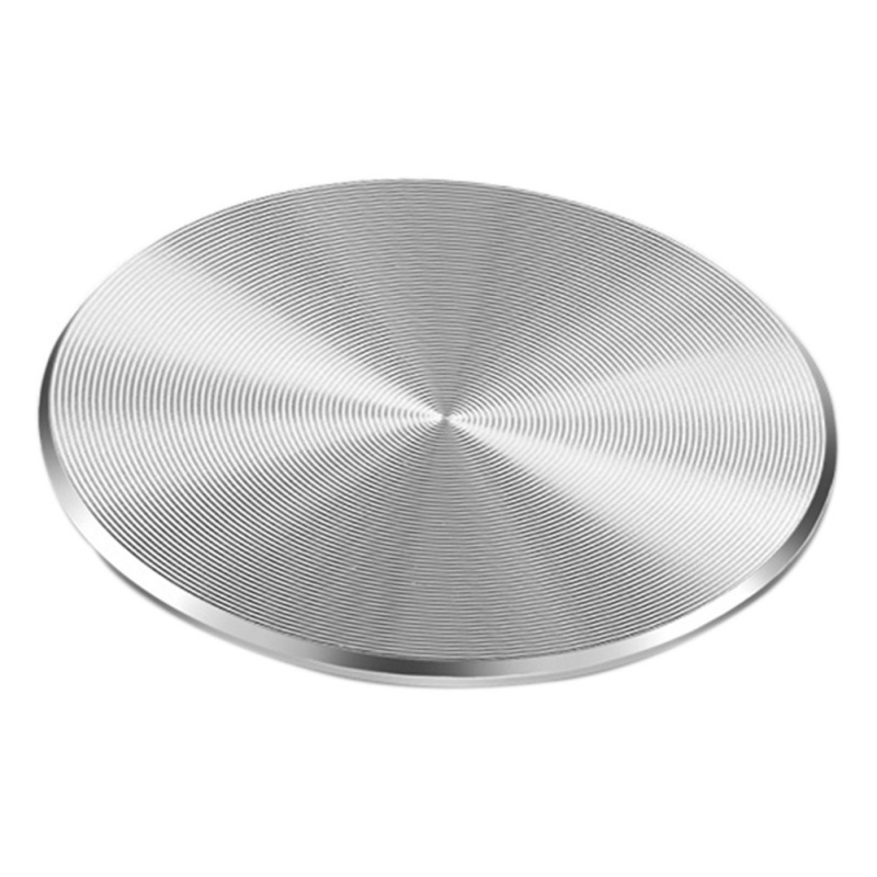 Magnetic Metal Plate Disc with Strong Adhesive for Magnet Car Mounts - Silver
