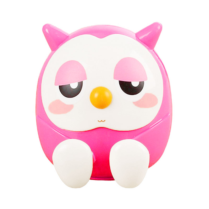 Universal Cute Owl Phone Stand Holder Bracket Saving Money Pot Coin Box - Pink
