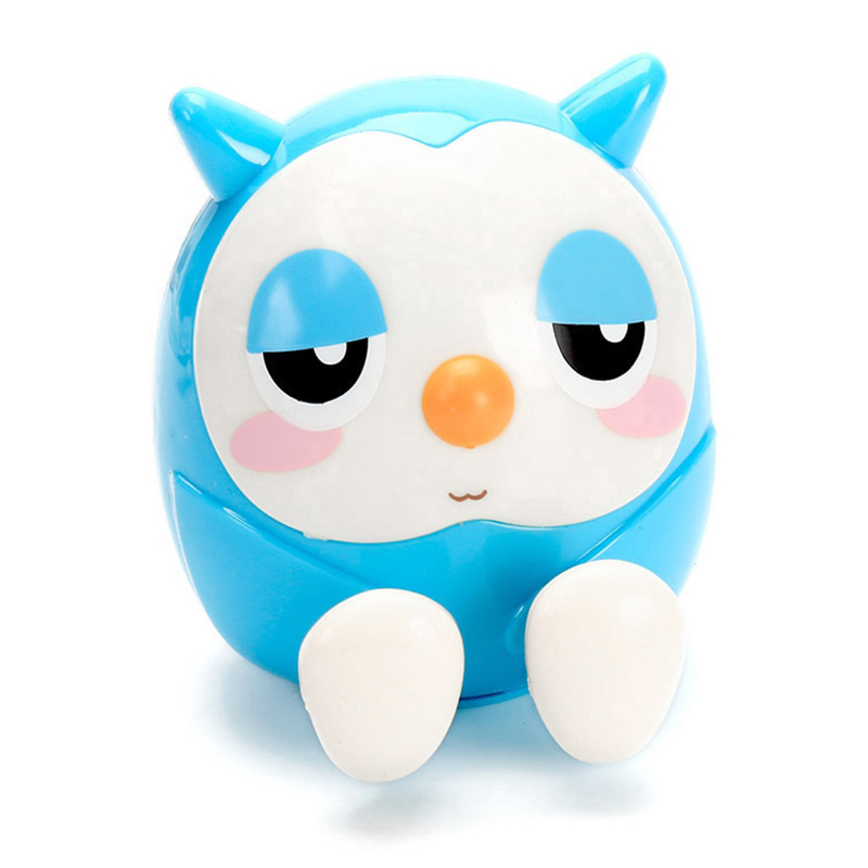 Universal Cute Owl Phone Stand Holder Bracket Saving Money Pot Coin Box - Blue
