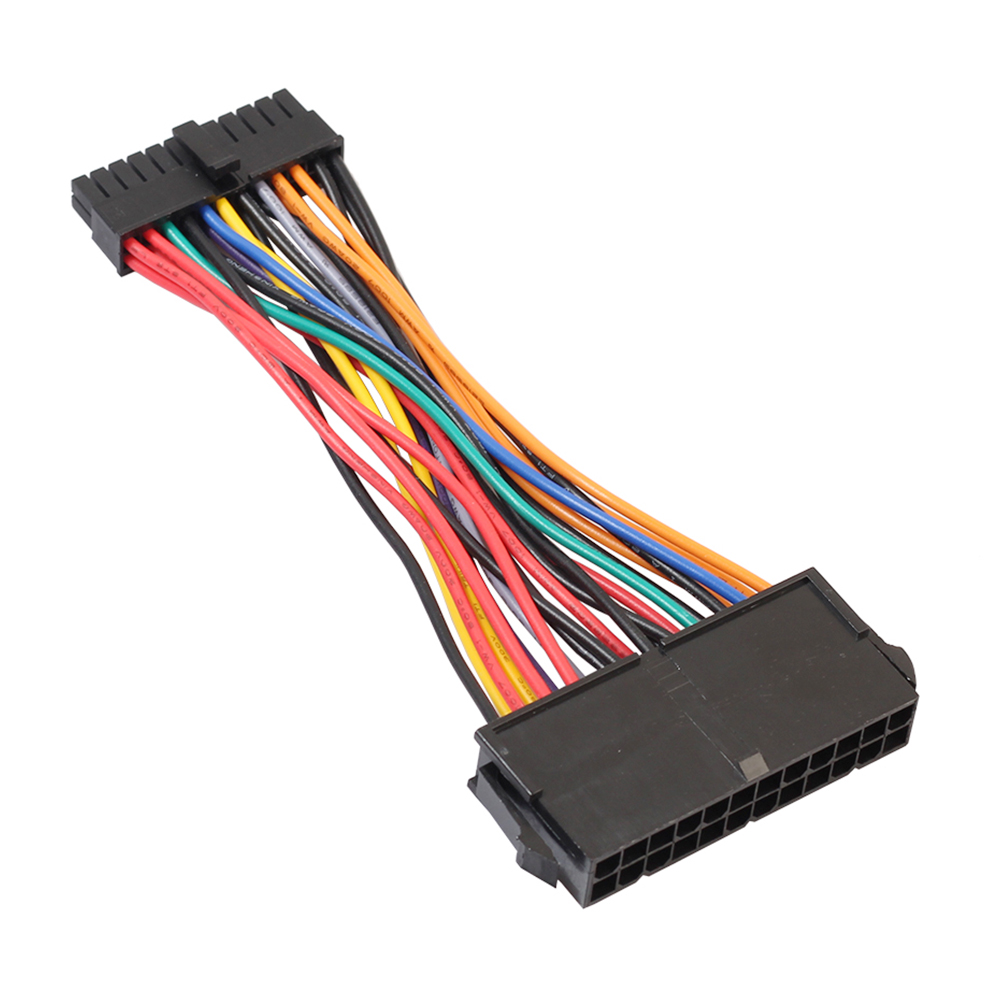 ATX PSU Standard 24Pin Female to Mini 24P Male Internal Power Adapter Converter Cable