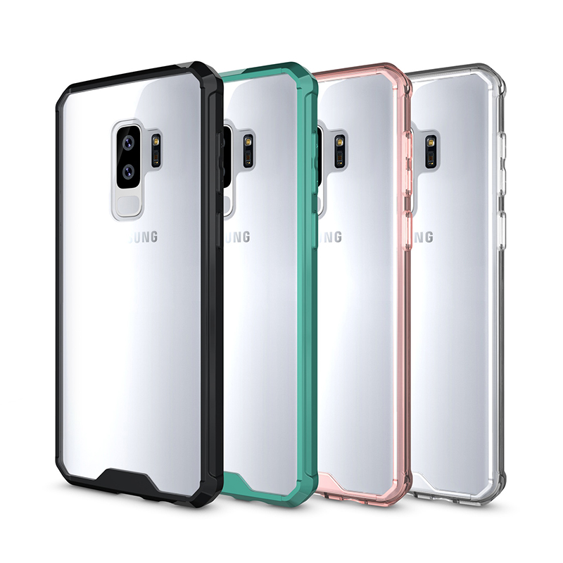 Slim Shockproof Hybrid Hard Bumper Phone Case Cover for Samsung S9 Plus
