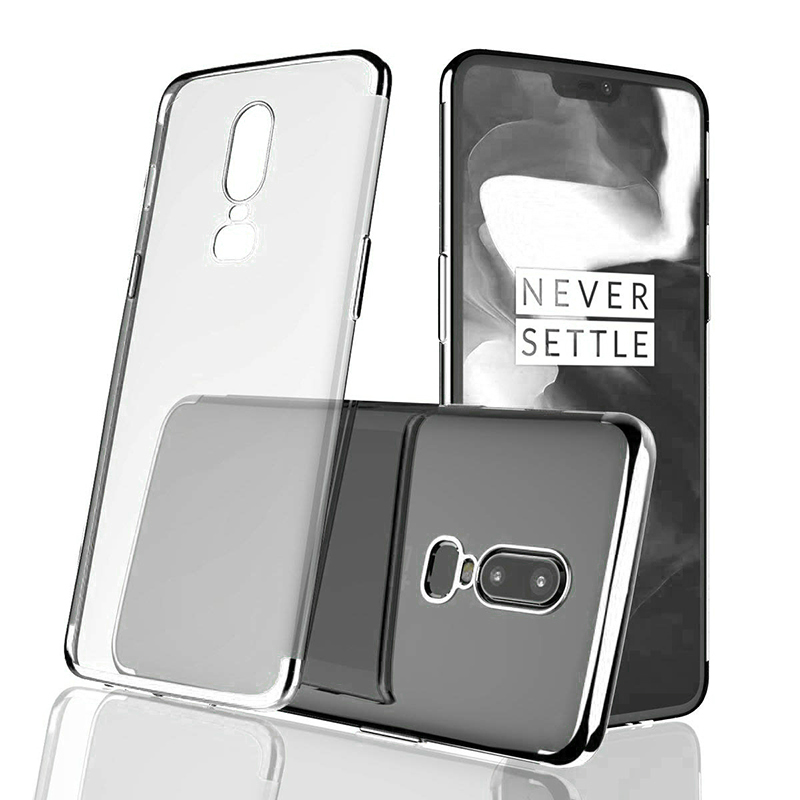 Soft Silicone Protective Case TPU Back Phone Case for OnePlus 6