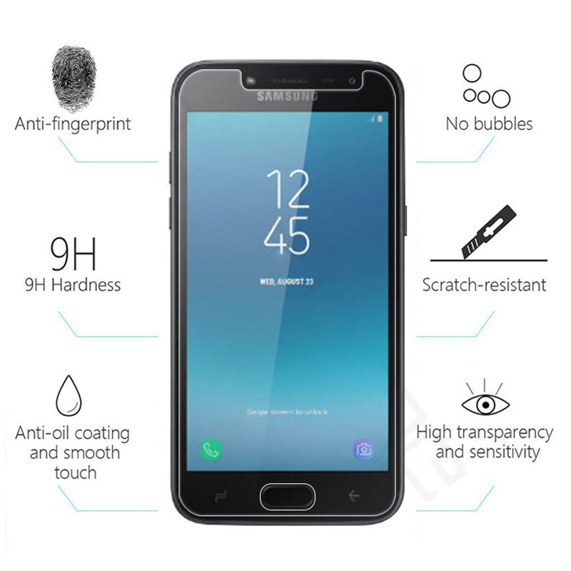 9H Hardness Shockproof Anti-scratch Tempered Glass Screen Protector for Samsung Galaxy J2 Pro 2018 J250F