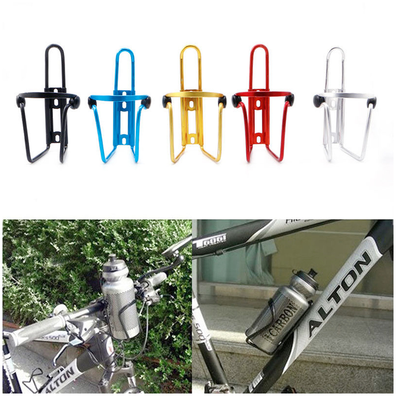 icycle Cycling Water Bottle Cage Drink Holder Carrier Rack Bracket - Golden