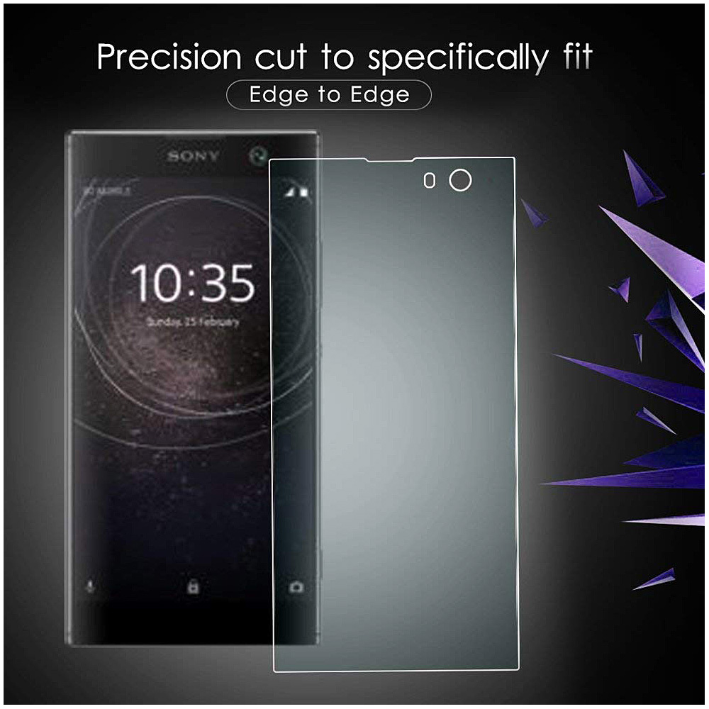 Full Coverage Anti Scratch Tempered Glass Screen Protector for Sony Xperia XA2