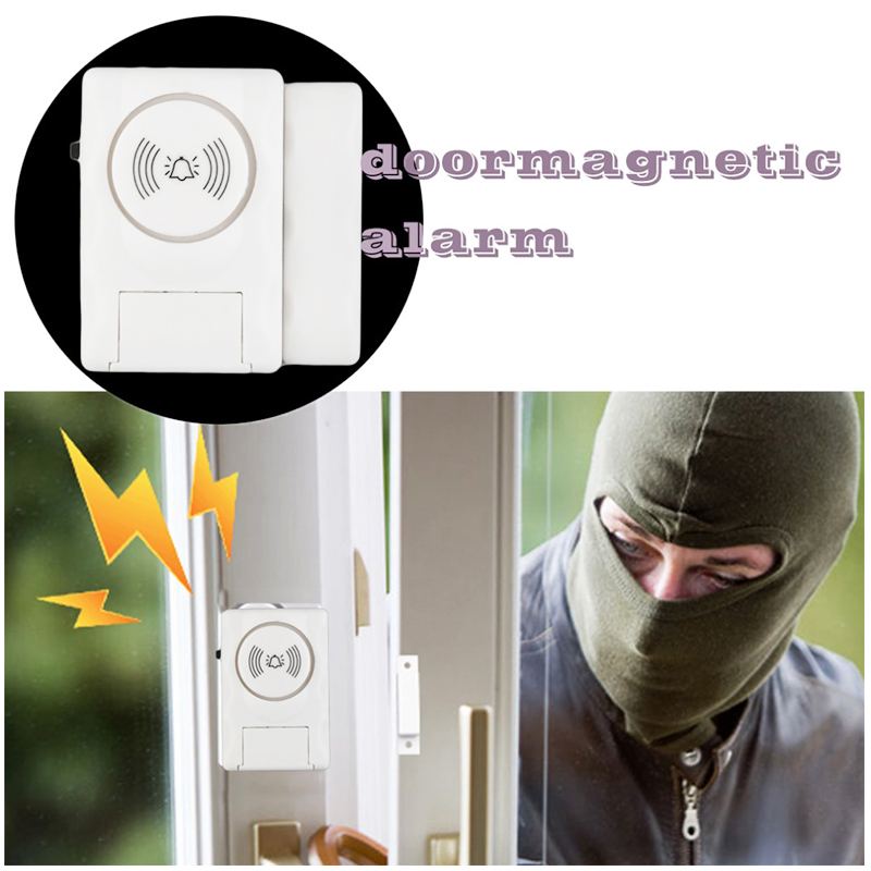 MC06-1 Wireless Home Security Door Window Alarm Magnetic Sensor Detector Warning System