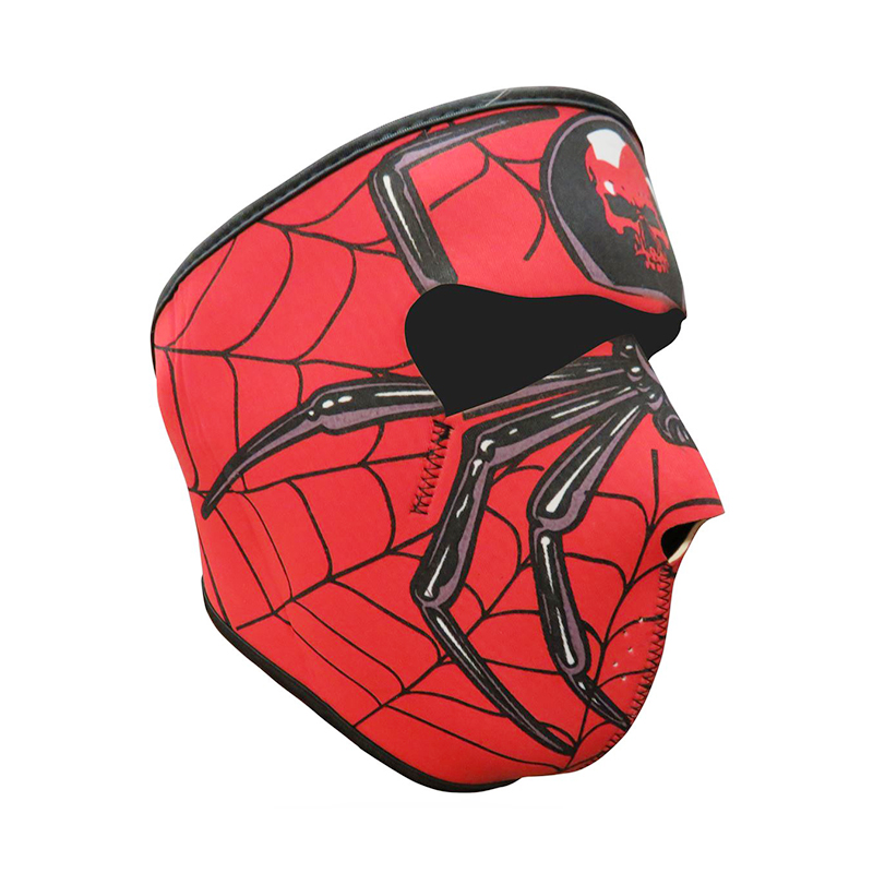 Unisex Windproof Full Face Mask Motorcycle Skiing Snowboarding Bike Facial Protector - Spider