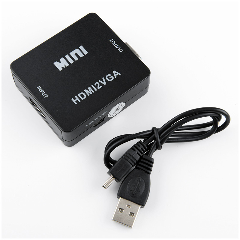 MINI HDMI to VGA Female to Female 1080P Video Converter Adapter Connector