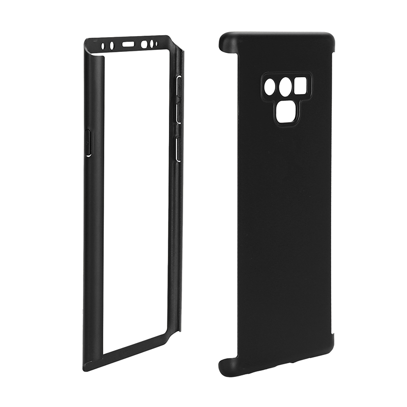 Full Body Protection Hard PC Case Back Cover for Samsung Note 9 - Black