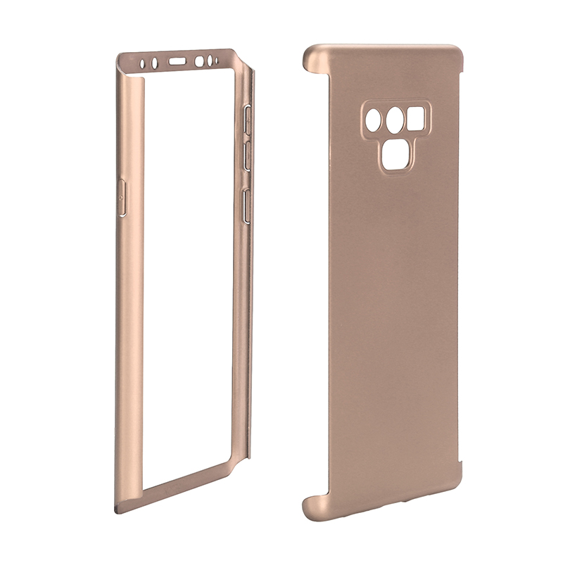 Full Body Protection Hard PC Case Back Cover for Samsung Note 9 - Golden
