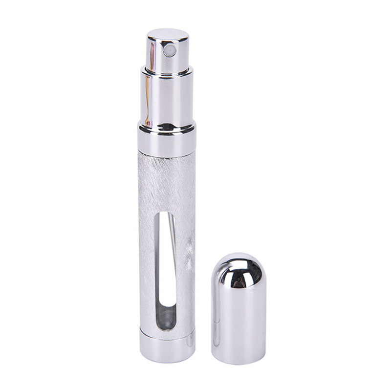 12ml Perfume Atomizer Atomiser Spray Bottle Pump Travel Refillable Scent - Silver