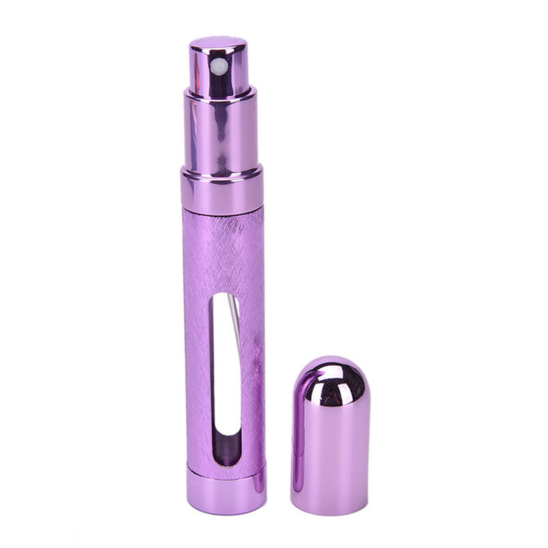 12ml Perfume Atomizer Atomiser Spray Bottle Pump Travel Refillable Scent - Purple