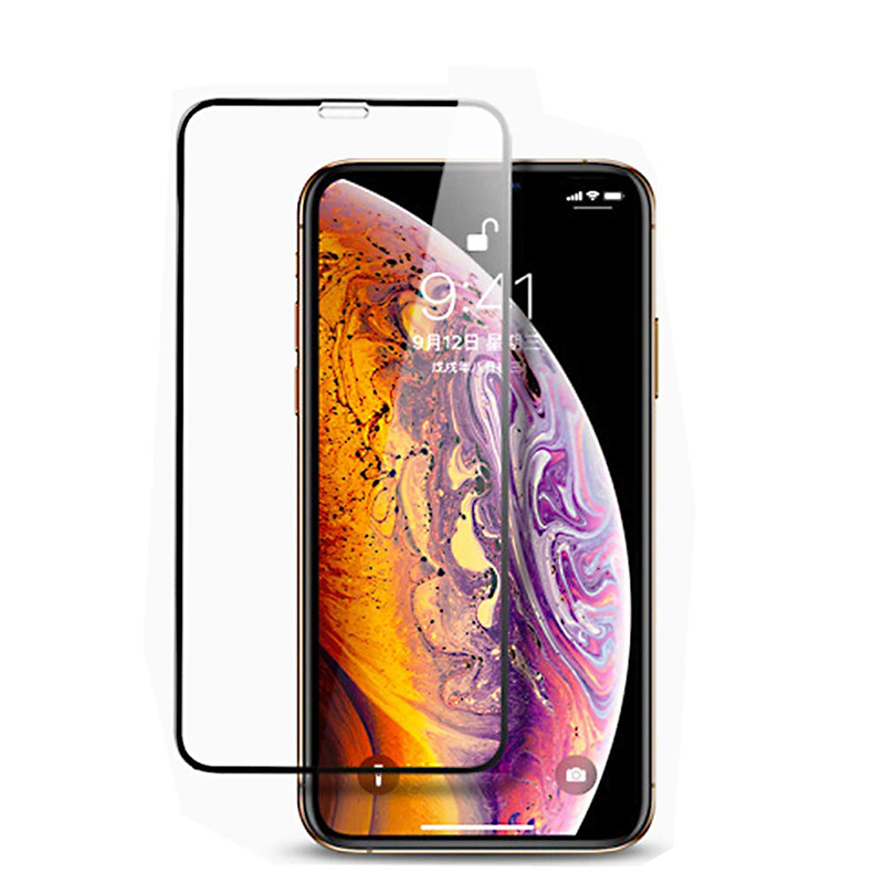 2.5D Edges 9H Full-Coverage Screen Protector Film Tempered Glass for iPhone X/XS