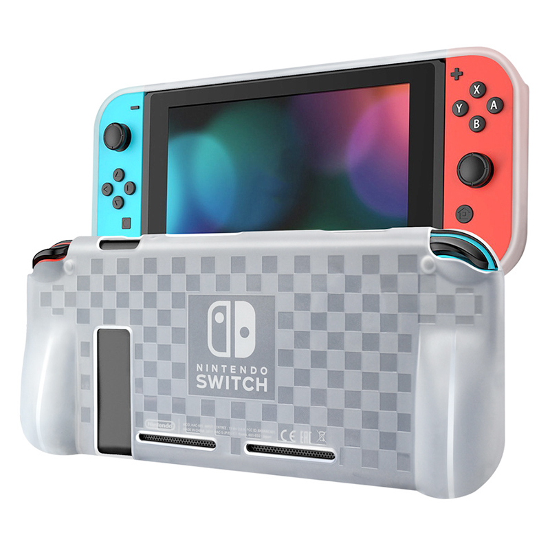Nintend Switch Anti-Scratch Drop Protection TPU Silicone Case Cover - Transparent