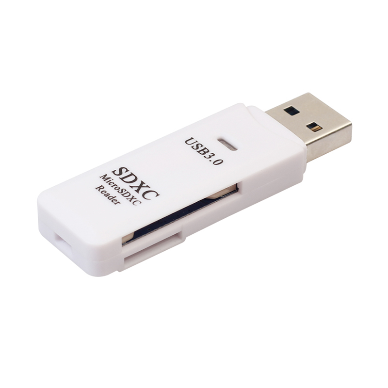 High Speed USB 3.0 Multi 2in1 Memory Card Reader Adapter for SD/TF Micro SD