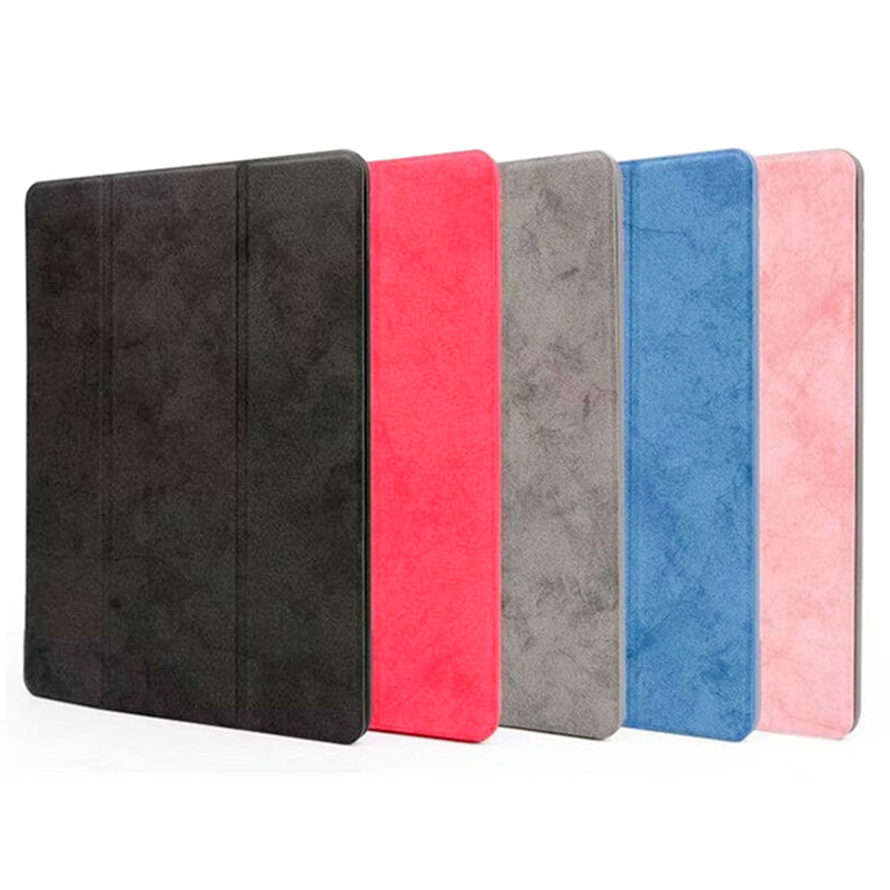 Ultra-Thin Universal Soft PU Leather Stand Cover Case With Pen Slot for iPad 2018 2017 9.7 - Black