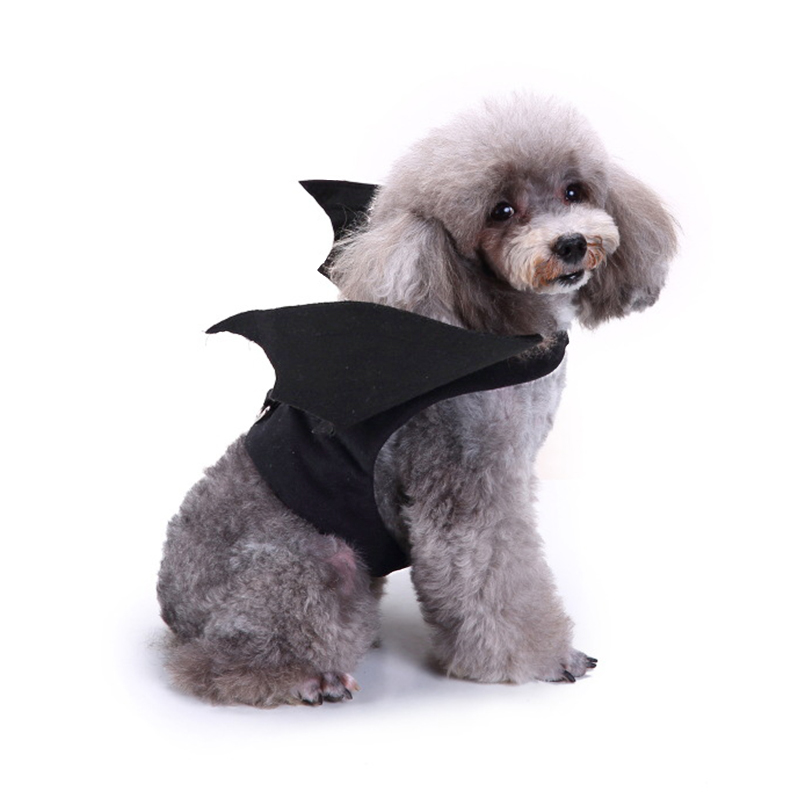 Batman Costume Pet Dog Cat Cosplay Clothes Halloween Fancy Dress Size S