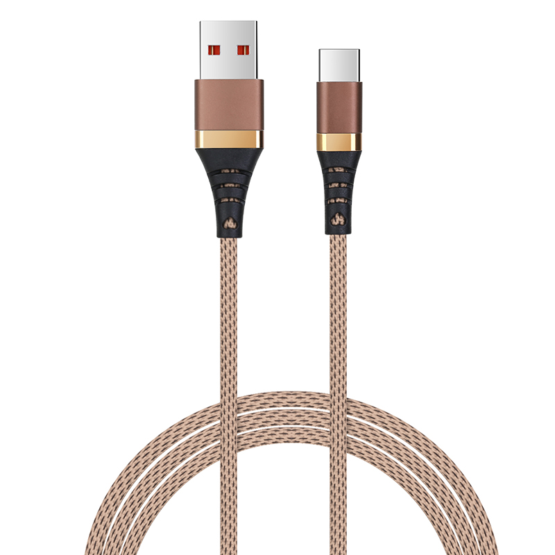 1m High Quality Type C Braided Cable USB-C Charge Cable for Samsung Huawei