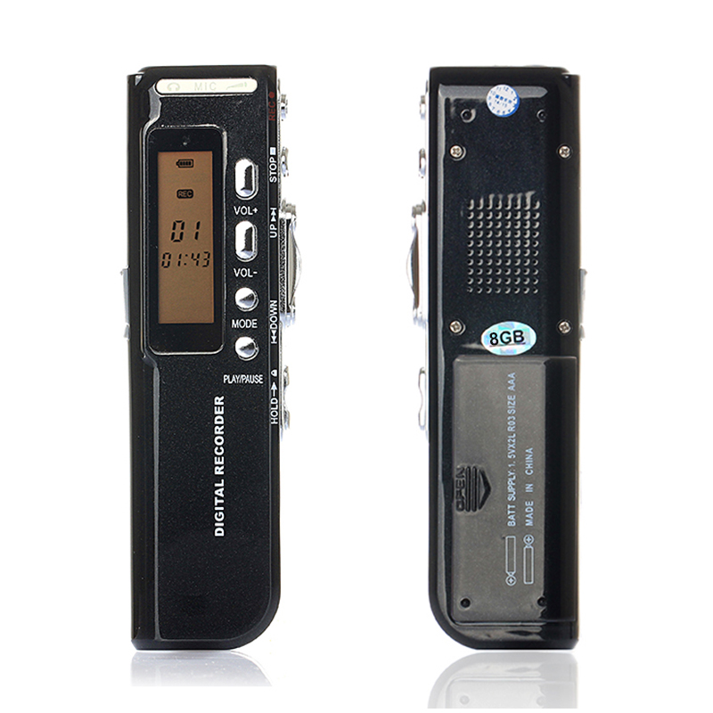 8GB Recording Pen Dictaphone Digital Voice Recorder with MP3 Player