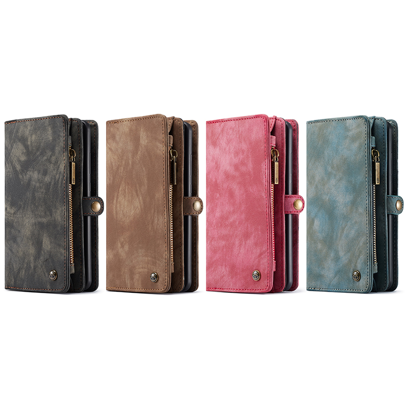 2 in 1 Business Vintage PU Leather Phone Case Wallet  Case with Card Slot for Huawei Mate 20