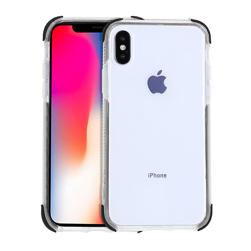 Ultra Thin Soft TPU Phone Cover Transparent Protective Case for iPhone X/XS