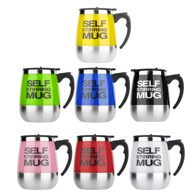450ML Coffee Cup Mug Thermal Auto Stirring Self Work Office Desk Car Stir Tea Cup Gift