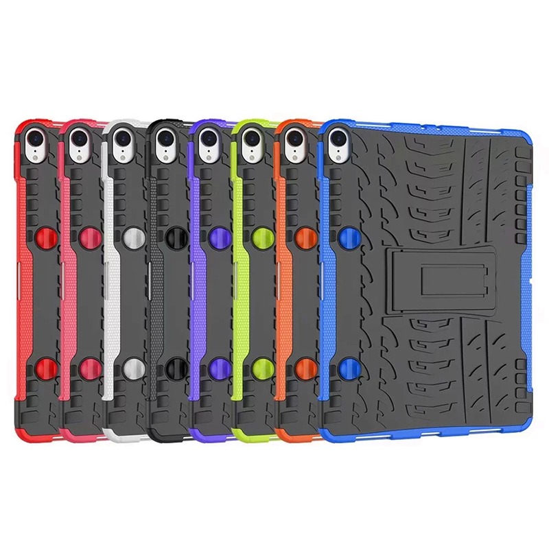 Heavy Duty Hybrid PC + TPU Rugged Armor iPad Case Cover for iPad Pro 11