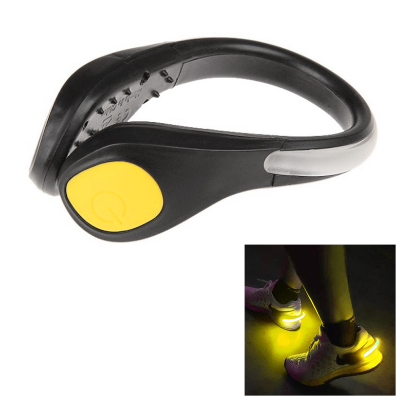 Outdoor Sport Night Running LED Luminous Shoe Band LED Glowing Arm Clip Bicycle Safety Warning Light