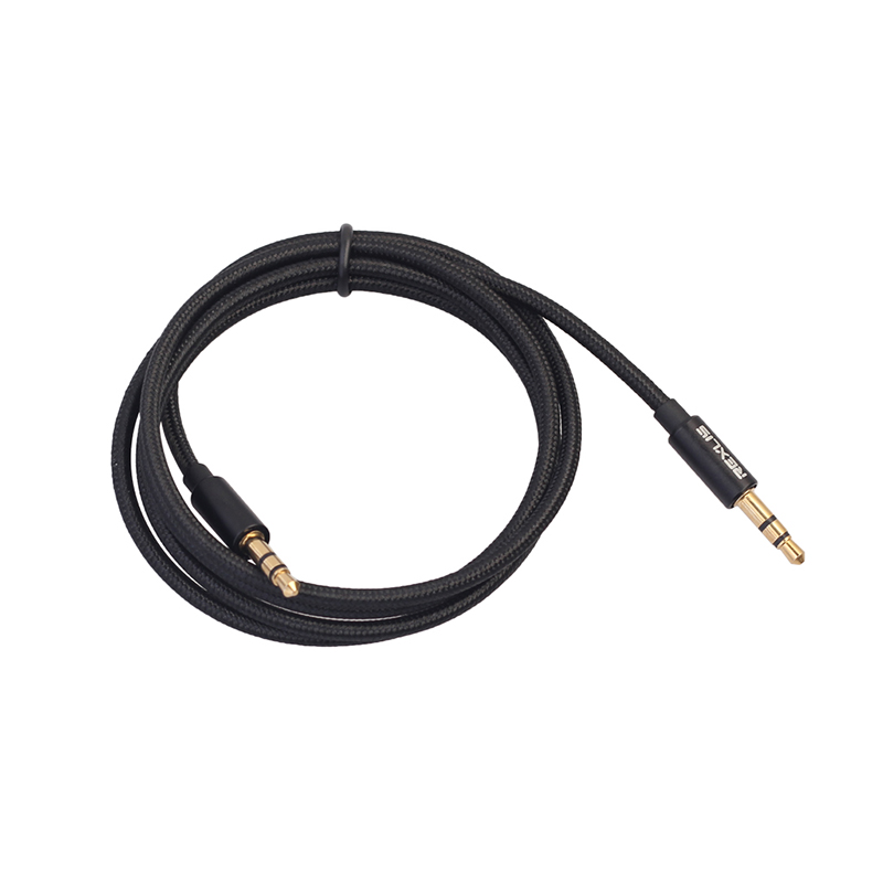 Male to Male Jack Audio Cable 3.5mm Aux Cable for Car Phone Tablet PC Mp3 Headphone Soundbox - 1M