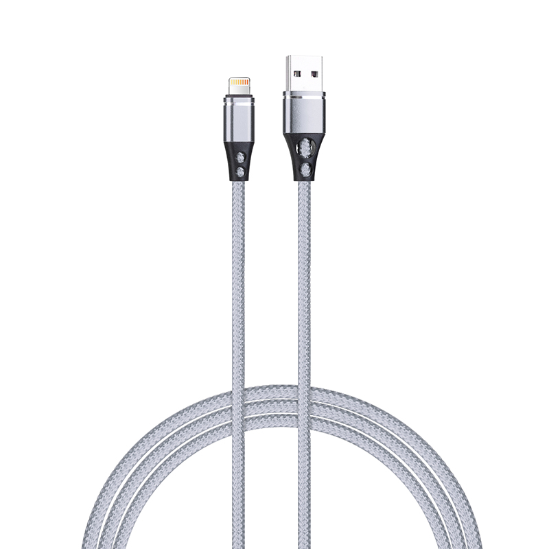Fast Charger and Data Sync 8 pin Charging Cable Nylon Braided Cable for iPhone