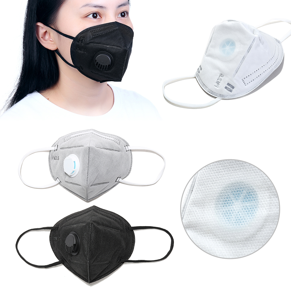 Dust Masks FFP2 Valved Fold Protective Safety Face Mask