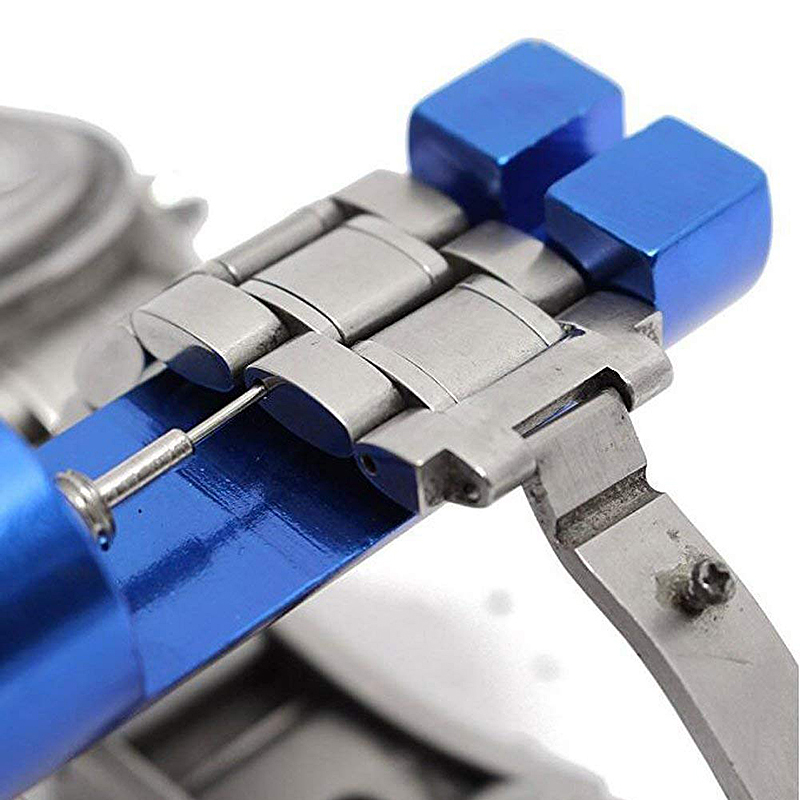 Metal Adjuster Watch Band Strap Bracelet Link Pins Remover Repair Tools Kit