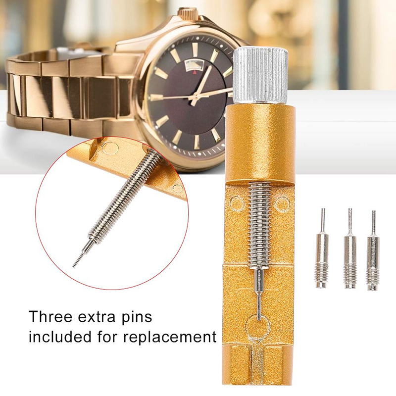 Metal Adjuster Watch Band Strap Bracelet Link Pins Remover Repair Tools Kit