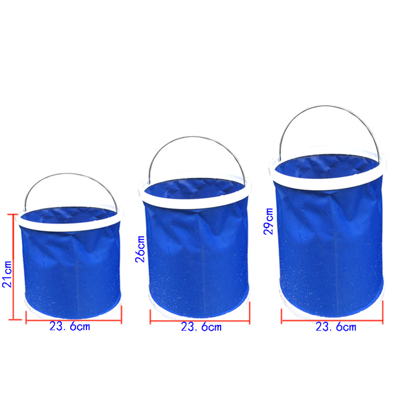 11L Bucket Foldable Bucket Car Washing Cleaning Bucket Portable Fishing Bucket Outdoor Collapsible Water Container