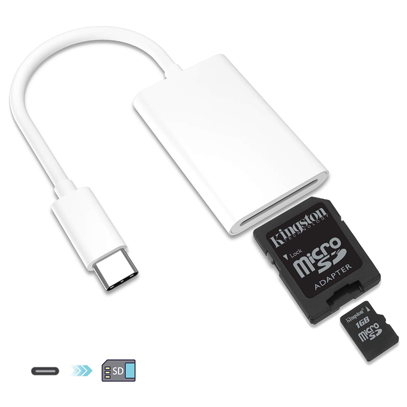 USB 3.1 Type C USB-C to SD SDXC Card Camera Reader Adapter