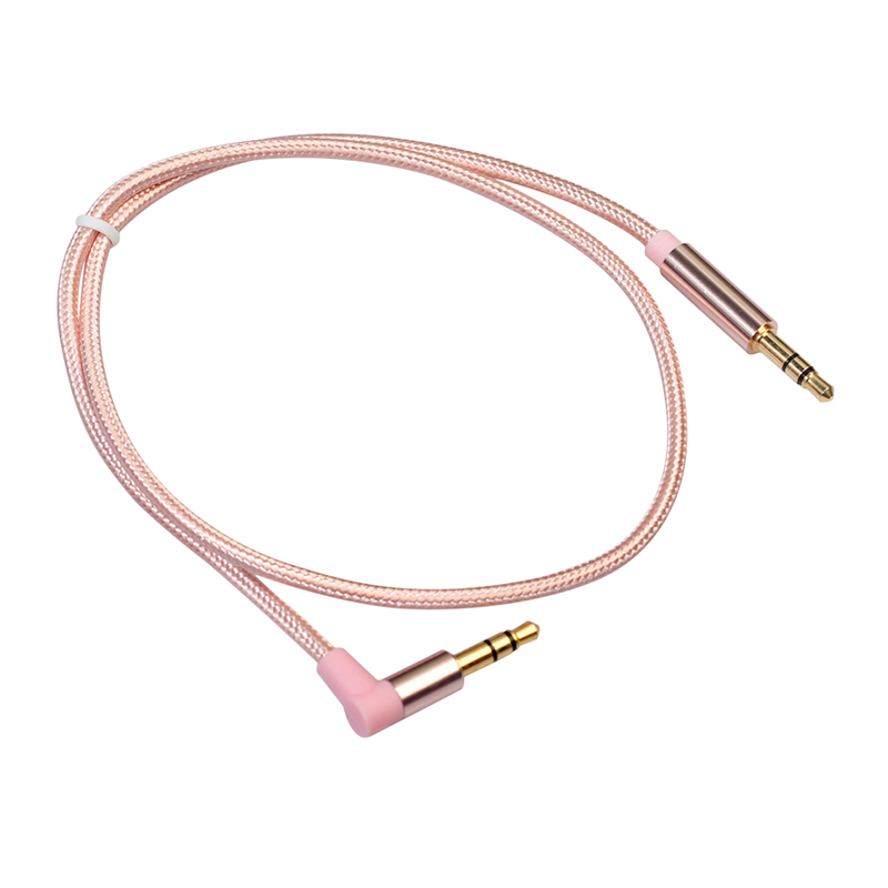 AUX Cable 3.5mm Jack Audio Cable Male to Male Car Headphone Speaker Braided Aux Cord 0.5M