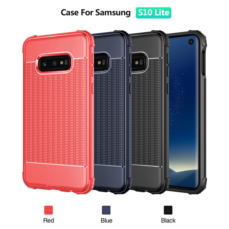 Slim TPU Back Case Soft Grainy Phone Case Lightweight Anti-fingerprint Cover for Samsung Galaxy S10e