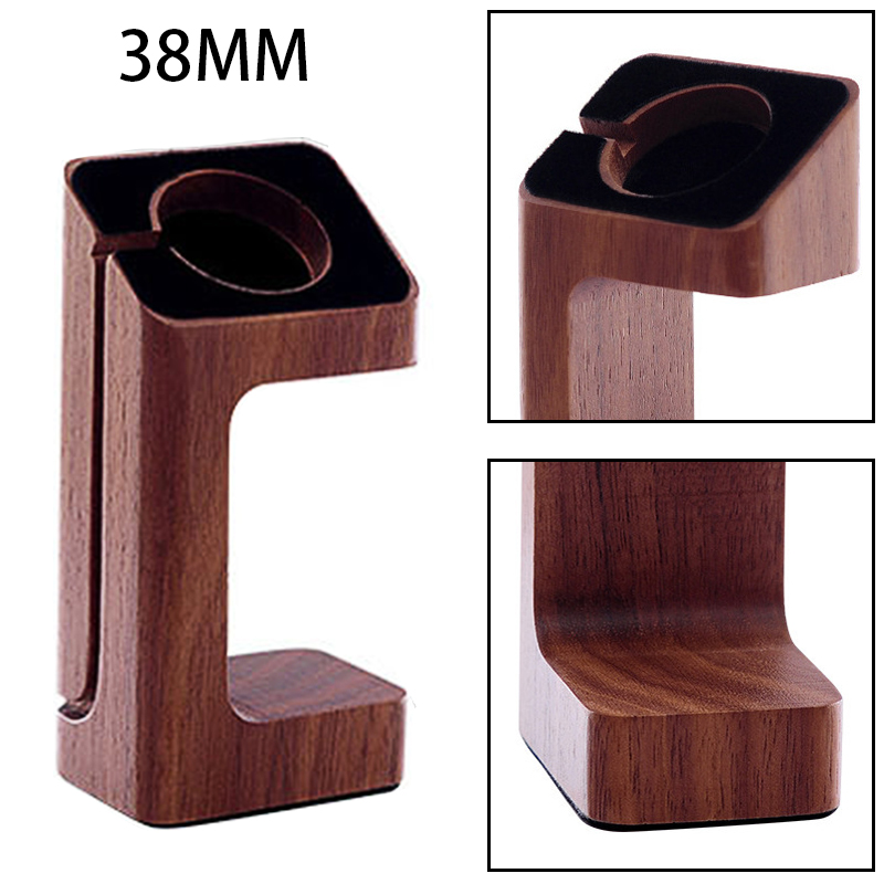 38mm Stand Holder Docking Station for Apple Watch - Wood