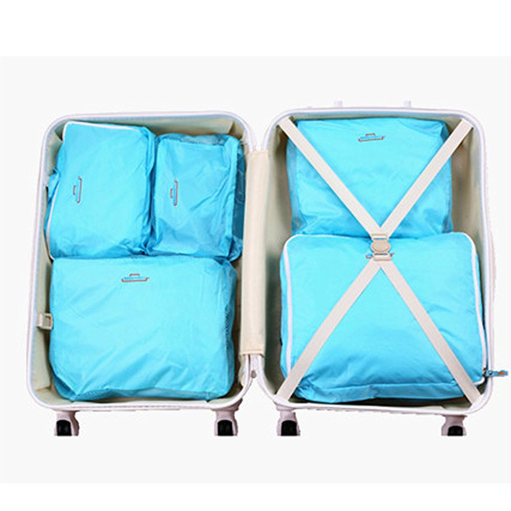 5 pcs Travel Clothes Underwear Sorting Bag Tidy Suitcase Bags Storage Bags Luggage Trips Organizer