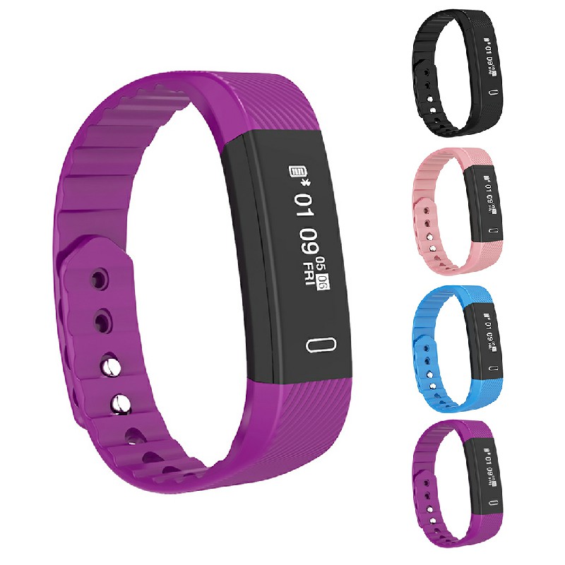 Bluetooth Smart Sport Bracelet Wrist Watch Touch Screen for iOS Android