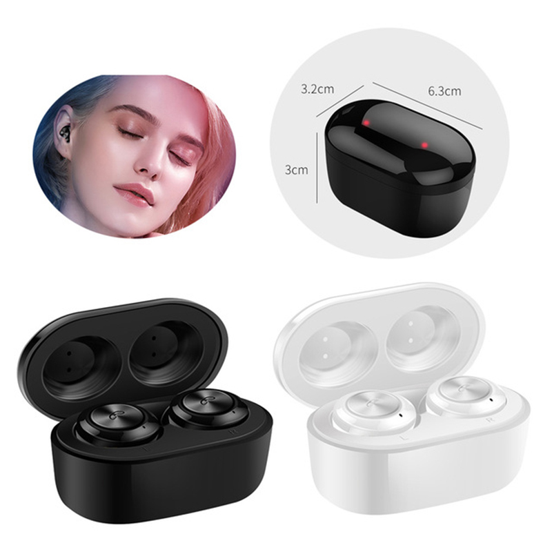 A6 TWS 5.0 Mini Wireless Earbuds Bluetooth Earphone Headset for Android iOS Cellphone